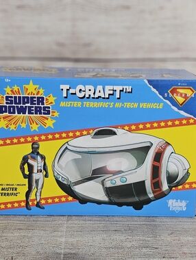 DC Super Powers T-Craft Vehicle w/ Mister Terrific Action Figure McFarlane Toys